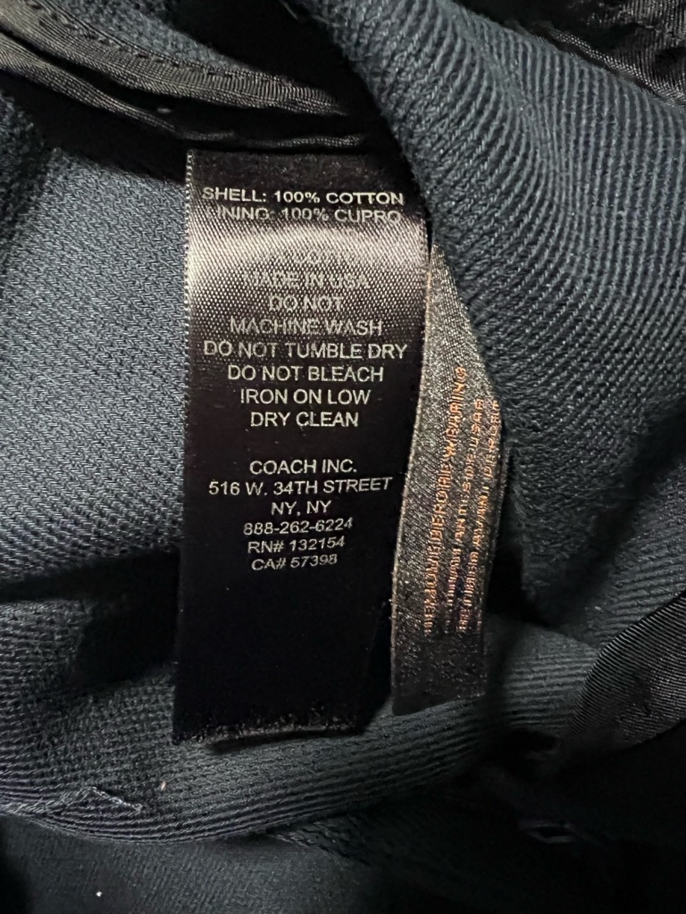 COACH Women’s Navy Dress Pants - Picture 5 of 5